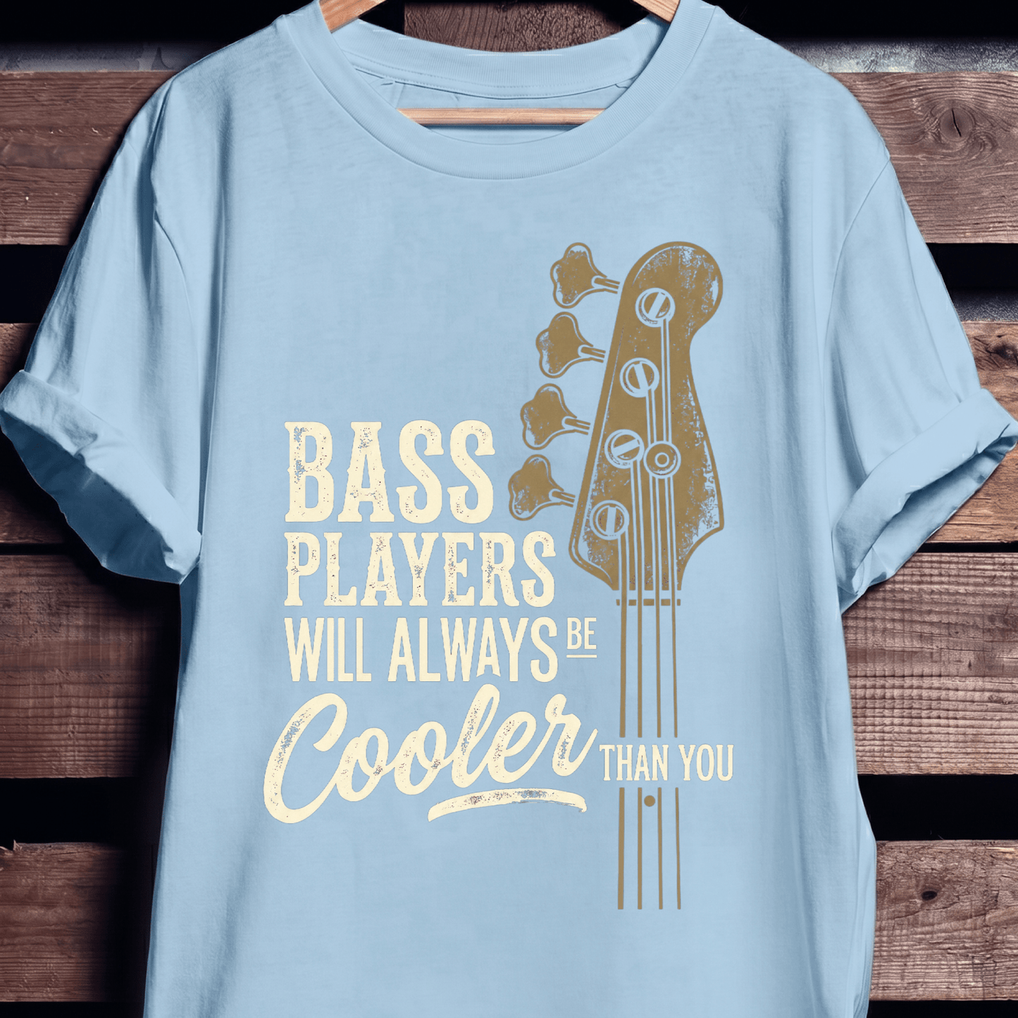 Cooler Than You Bassist Graphic T-Shirt - The Music Frontiers