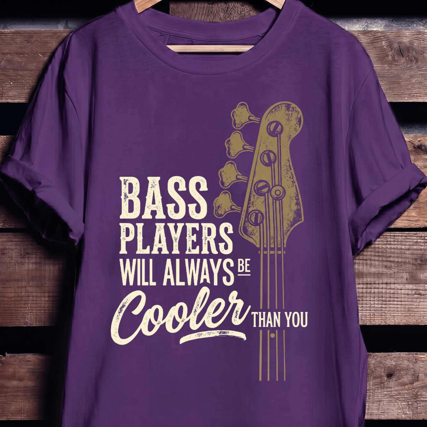 Cooler Than You Bassist Graphic T-Shirt - The Music Frontiers