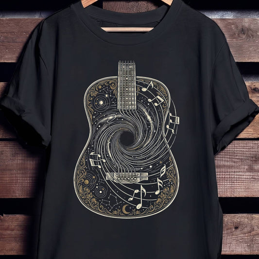 Cosmic Acoustic Guitar Galaxy