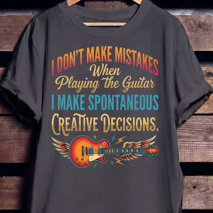 "Creative Decisions" Electric Guitarist Tee