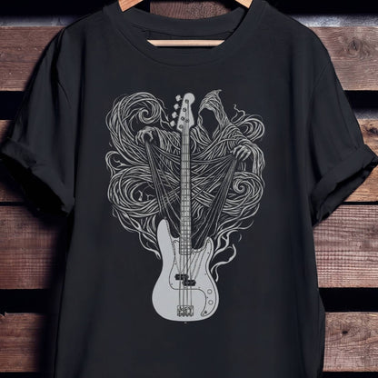 Dark Fantasy Bass Player Shirt - Unisex Standard T-Shirt