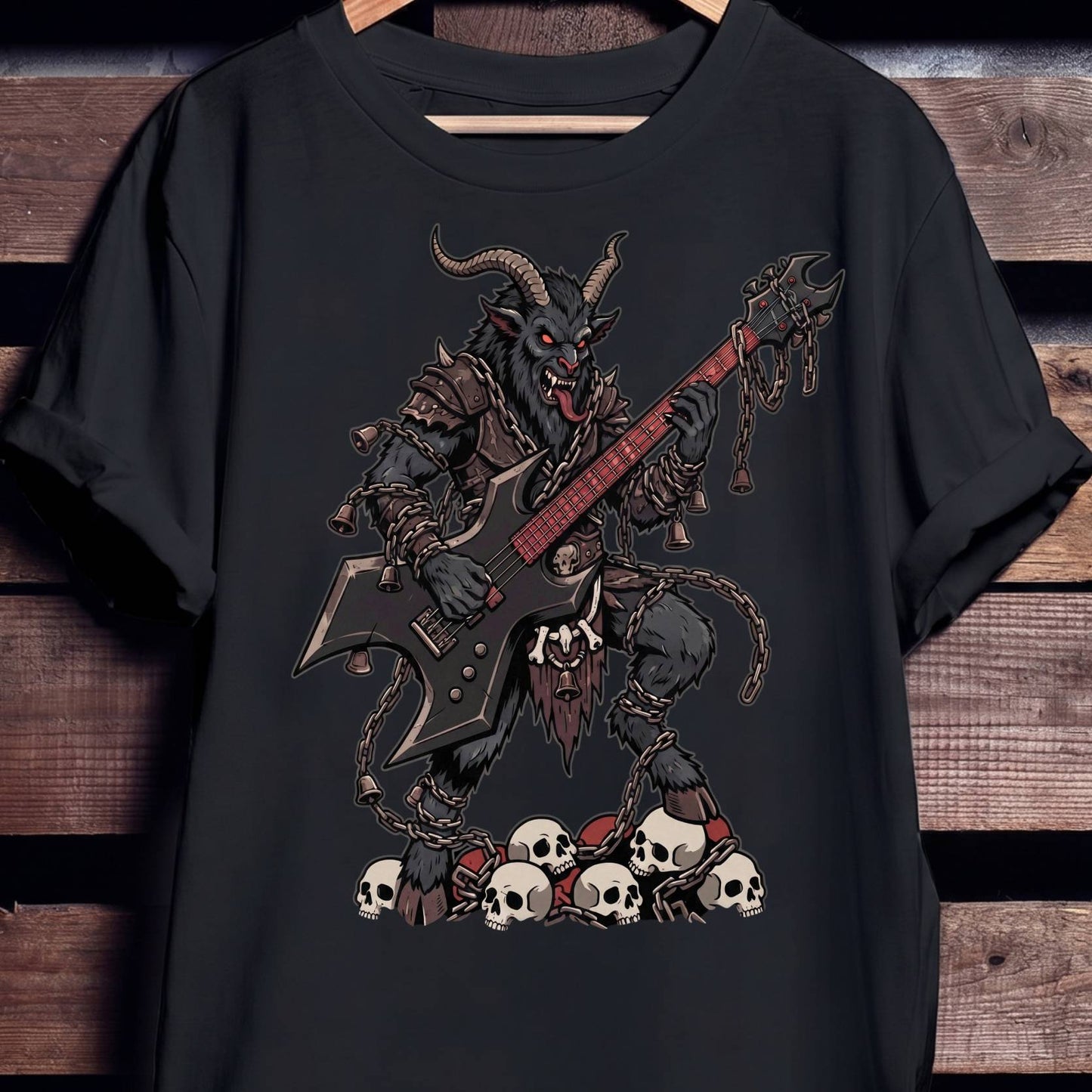 Dark Fantasy Bassist Graphic Tee - Unisex Standard T-Shirt