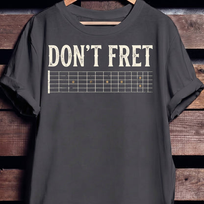 "Don't Fret" Guitar Tee - The Music Frontiers