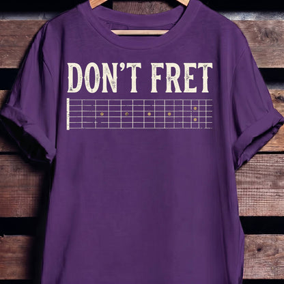 "Don't Fret" Guitar Tee - The Music Frontiers