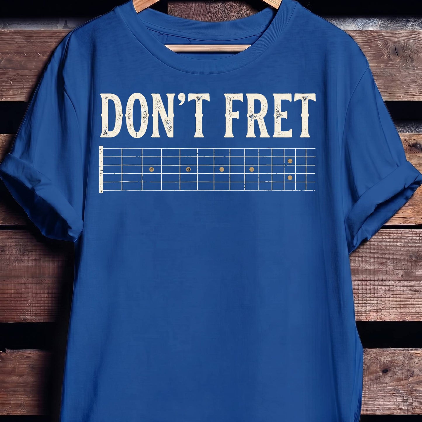"Don't Fret" Guitar Tee - The Music Frontiers