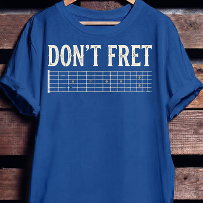 "Don't Fret" Guitar Tee - The Music Frontiers