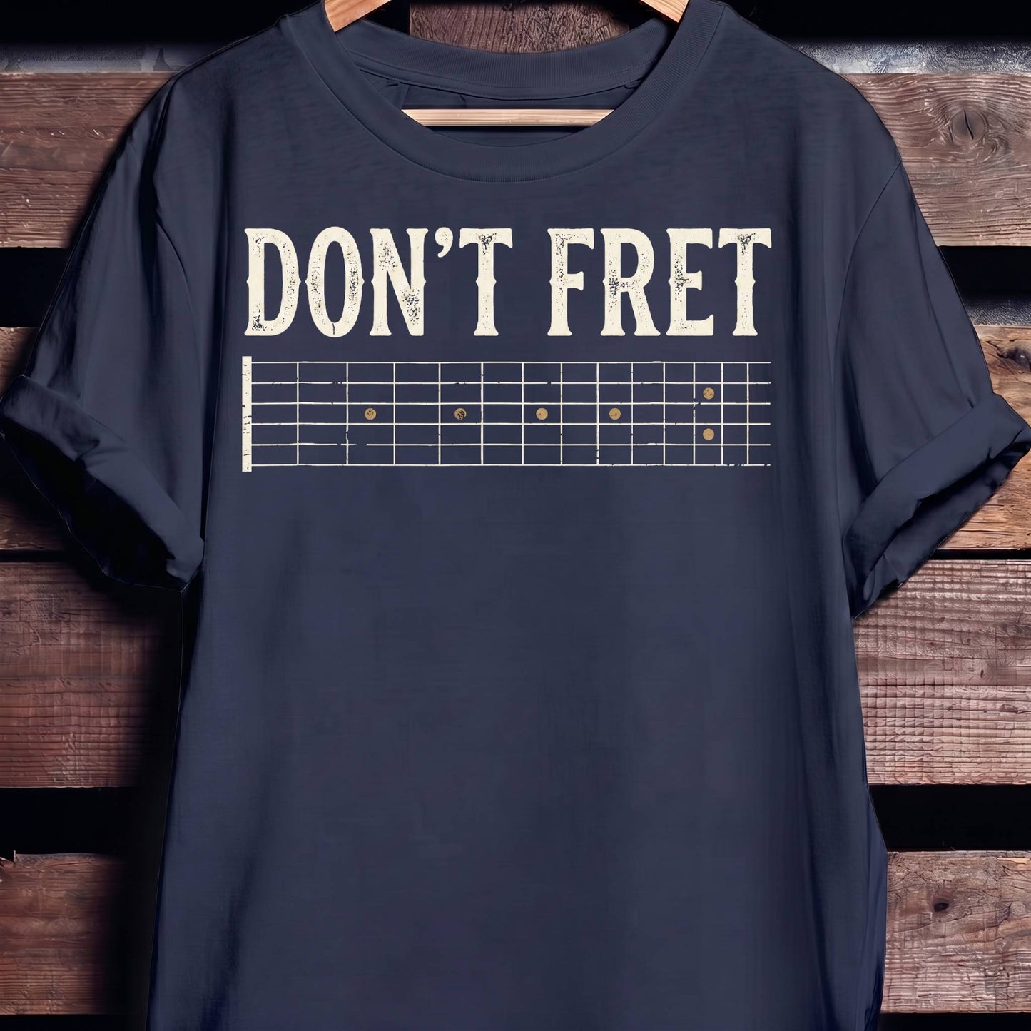 "Don't Fret" Guitar Tee - The Music Frontiers