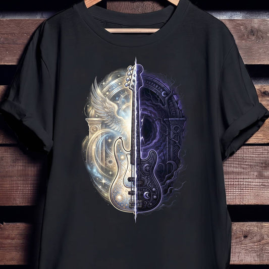 Duality Bass Guitar Graphic Tee
