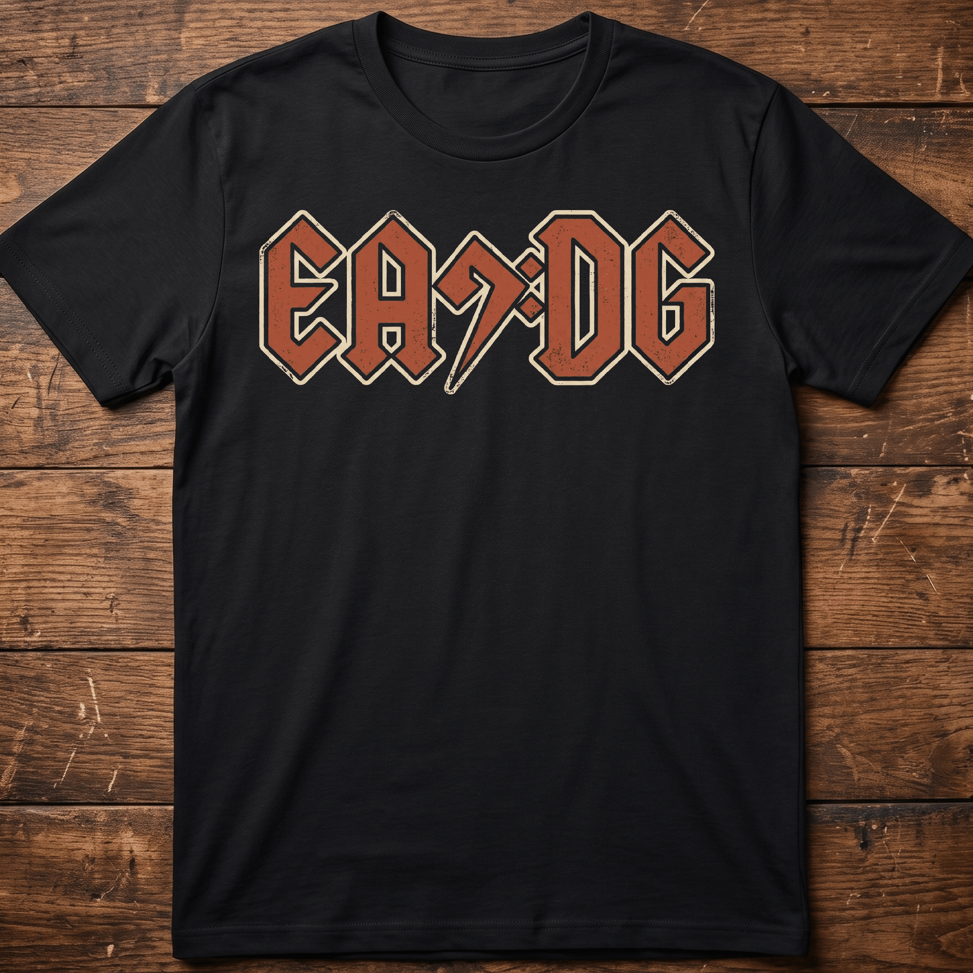 EADG Bass Guitar Rock Tee - The Music Frontiers