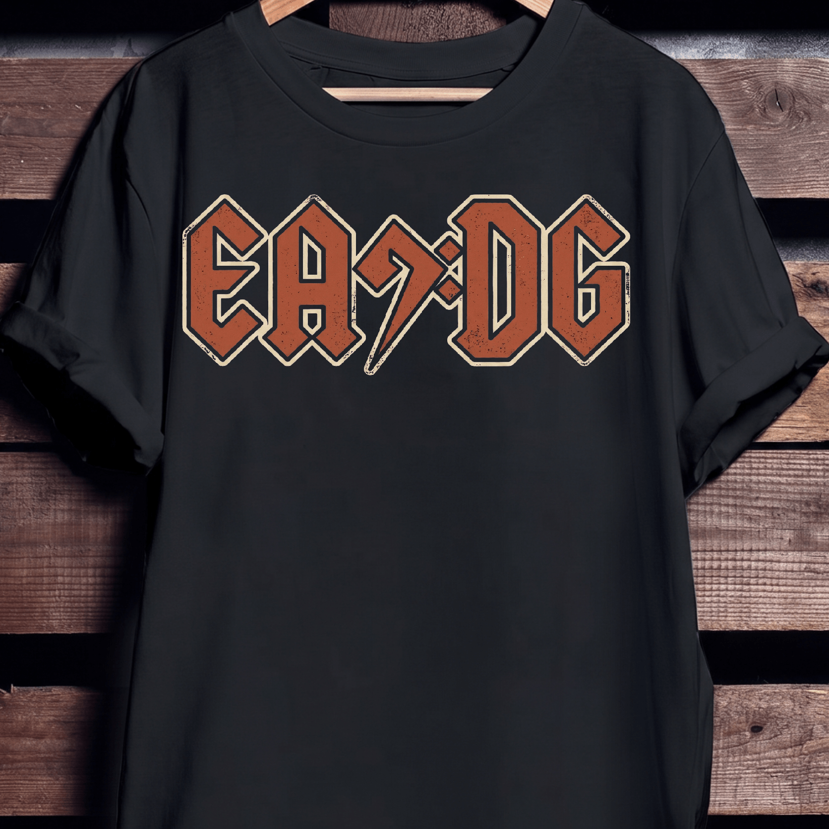 EADG Bass Guitar Rock Tee - The Music Frontiers