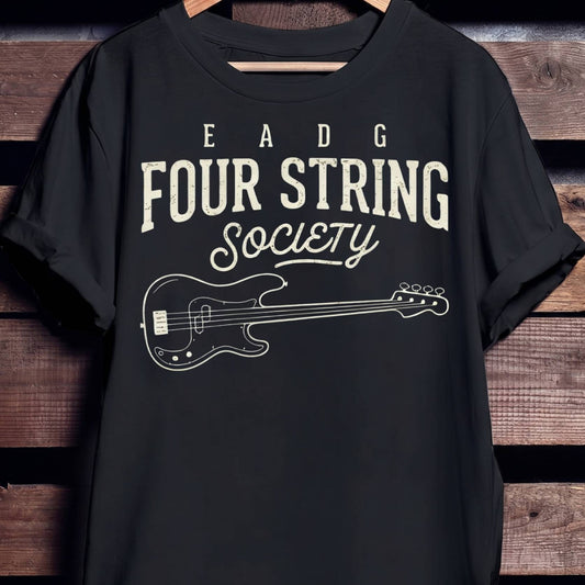 EADG Bass Notes Four String Tee