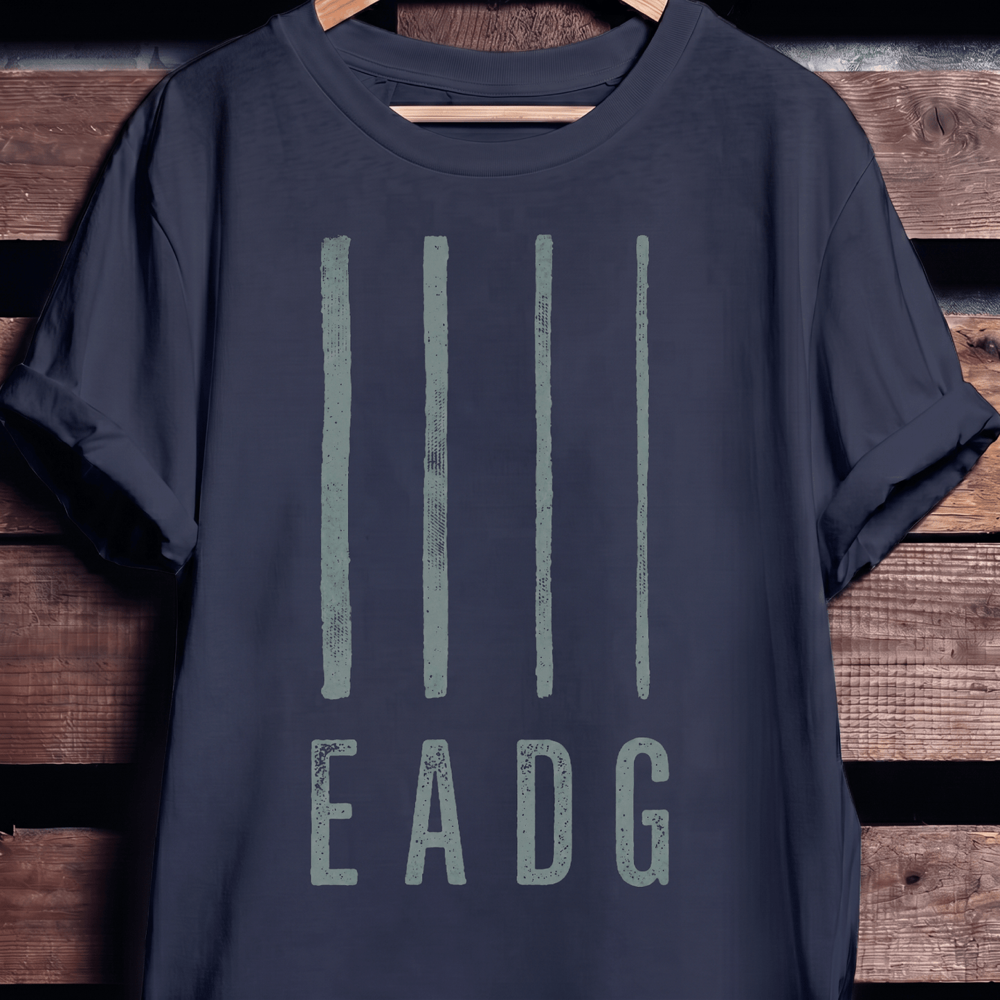 EADG Bass Strings Graphic Tee - The Music Frontiers