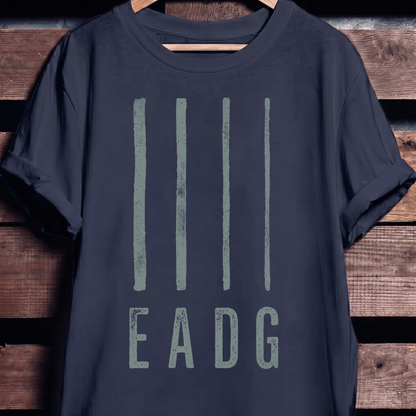 EADG Bass Strings Graphic Tee - The Music Frontiers