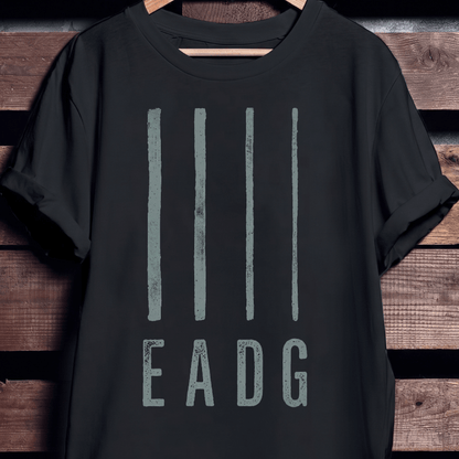 EADG Bass Strings Graphic Tee - The Music Frontiers