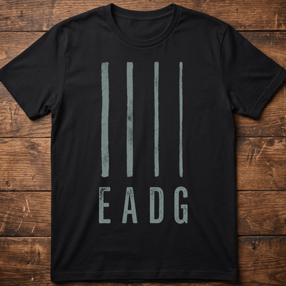 EADG Bass Strings Graphic Tee - The Music Frontiers