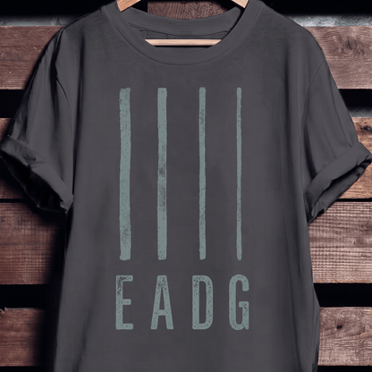 EADG Bass Strings Graphic Tee - The Music Frontiers