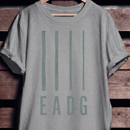 EADG Bass Strings Graphic Tee - The Music Frontiers