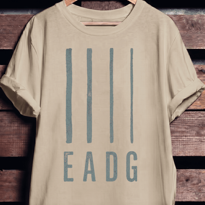 EADG Bass Strings Graphic Tee - The Music Frontiers