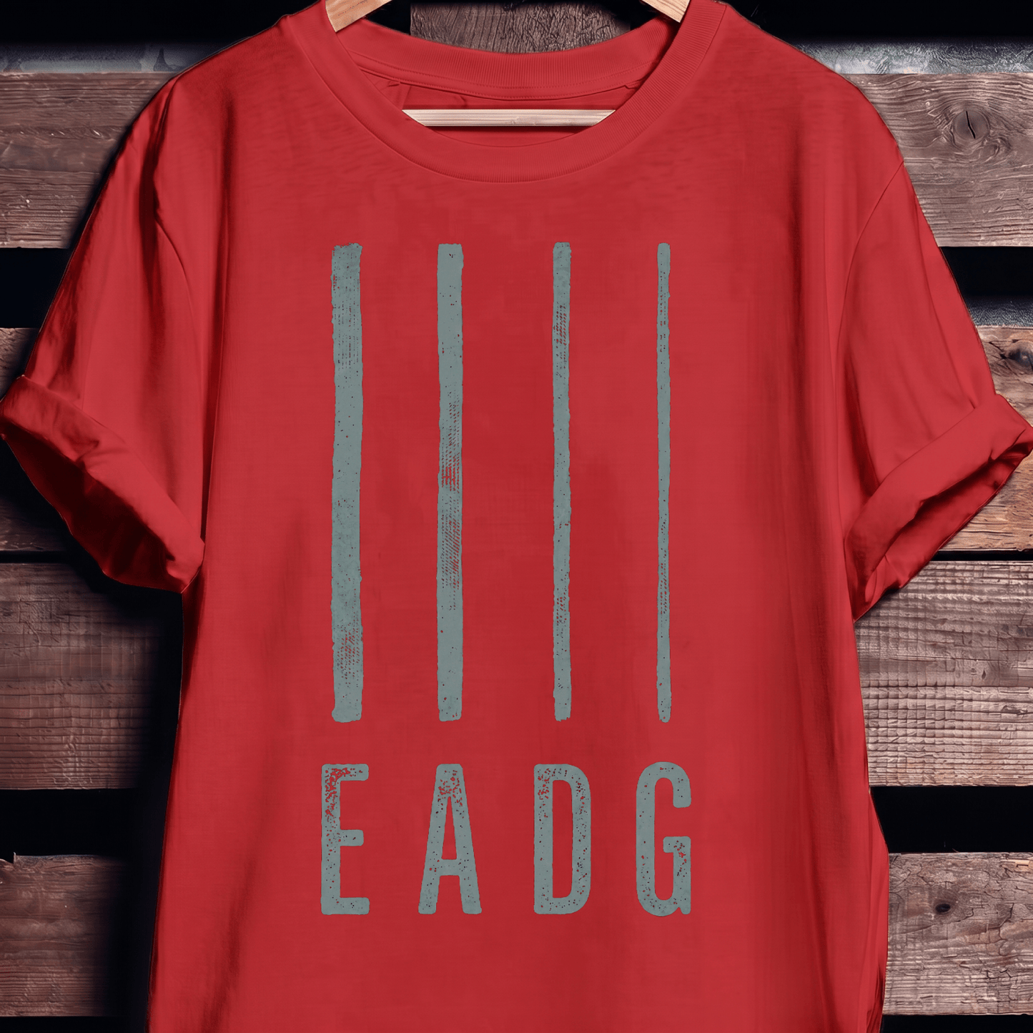 EADG Bass Strings Graphic Tee - The Music Frontiers