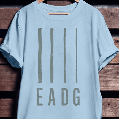 EADG Bass Strings Graphic Tee - The Music Frontiers
