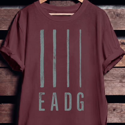 EADG Bass Strings Graphic Tee - The Music Frontiers