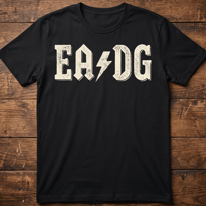 EADG Bass Strings Rock Lightning Tee - The Music Frontiers