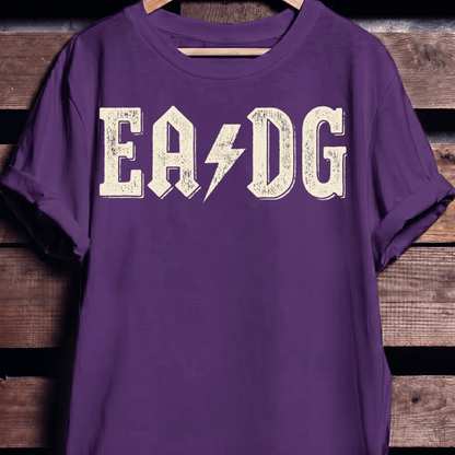 EADG Bass Strings Rock Lightning Tee - The Music Frontiers