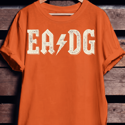 EADG Bass Strings Rock Lightning Tee - The Music Frontiers
