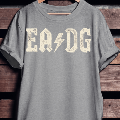 EADG Bass Strings Rock Lightning Tee - The Music Frontiers
