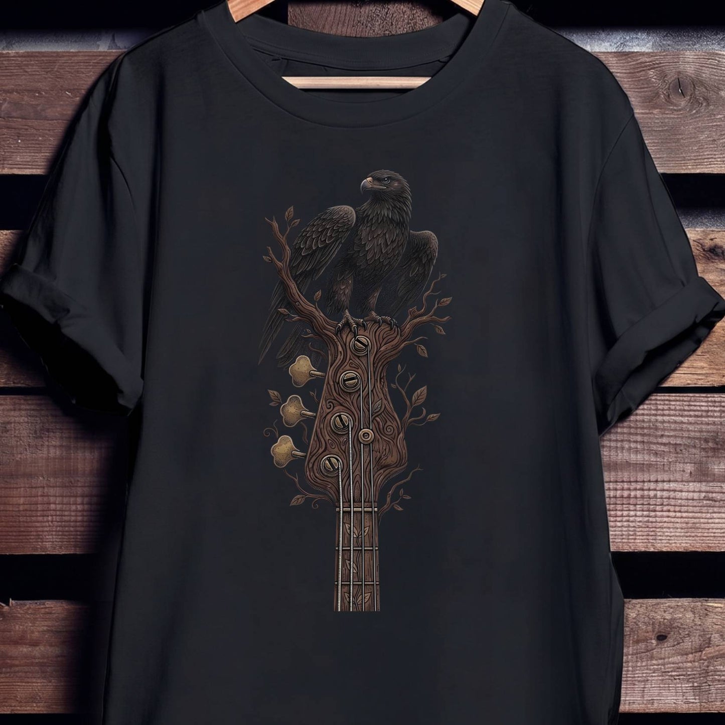 Eagle Bass Guitar Headstock Tee - Unisex Standard T-Shirt