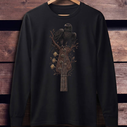 Eagle Bass Guitar Headstock Tee - Unisex Standard Long Sleeve