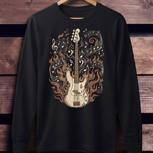 Fiery Bass Guitar Music