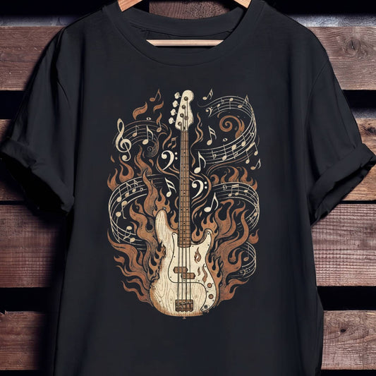 Fiery Bass Guitar Music