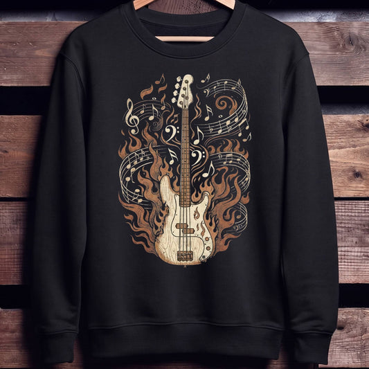 Fiery Bass Guitar Music