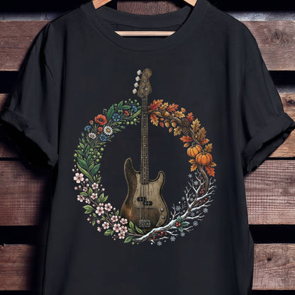 Four Seasons Bass Guitar Tee - Unisex Standard T-Shirt