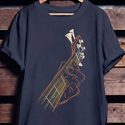 Fretboard Bass Player Graphic Tee - The Music Frontiers