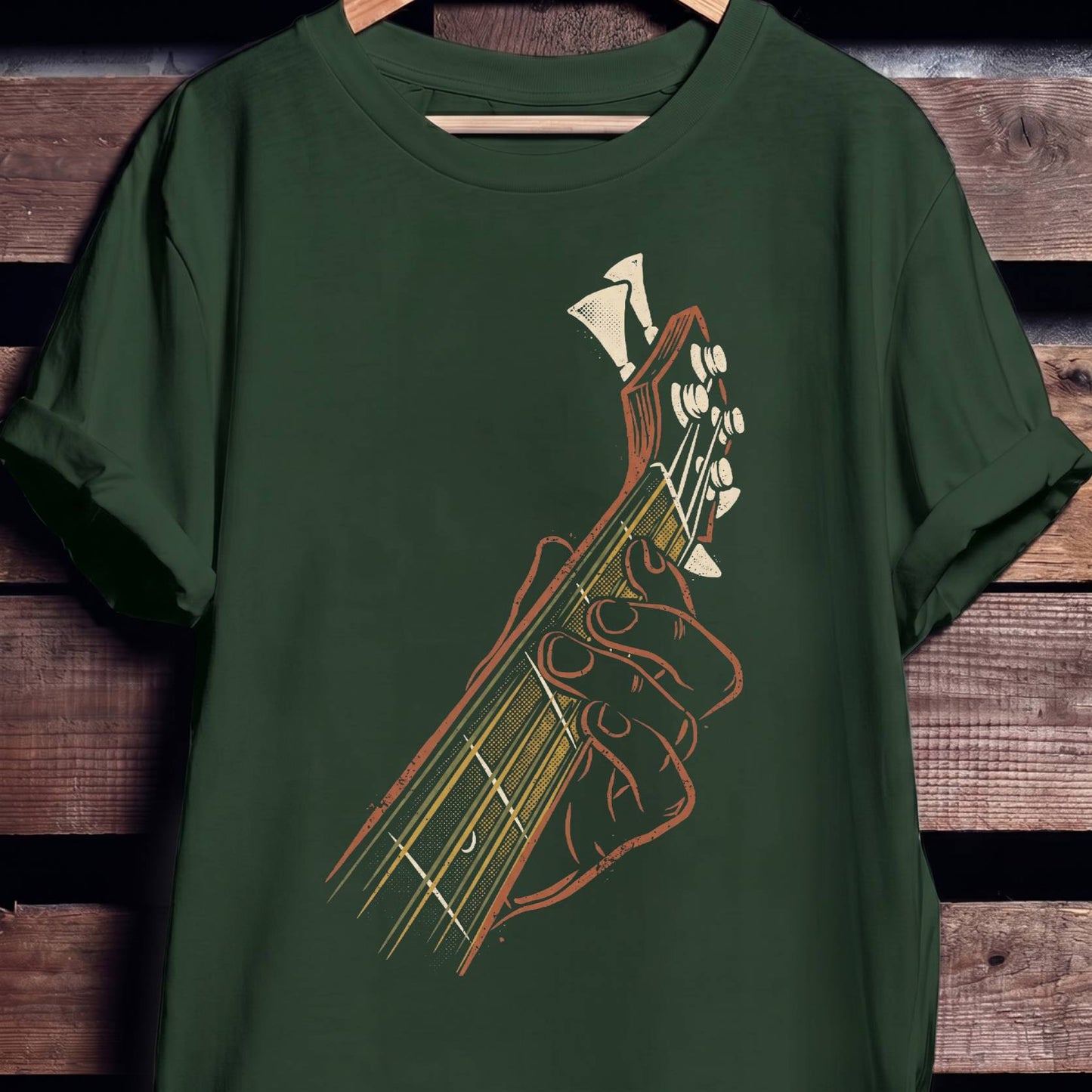 Fretboard Bass Player Graphic Tee - The Music Frontiers