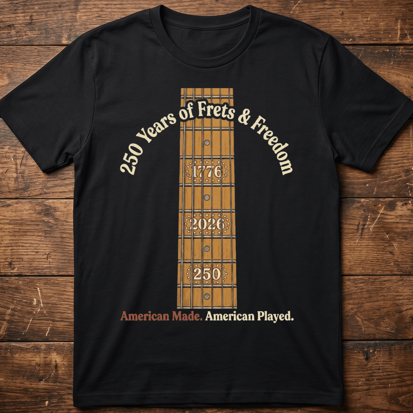 Frets and Freedom Guitar America 250 - The Music Frontiers