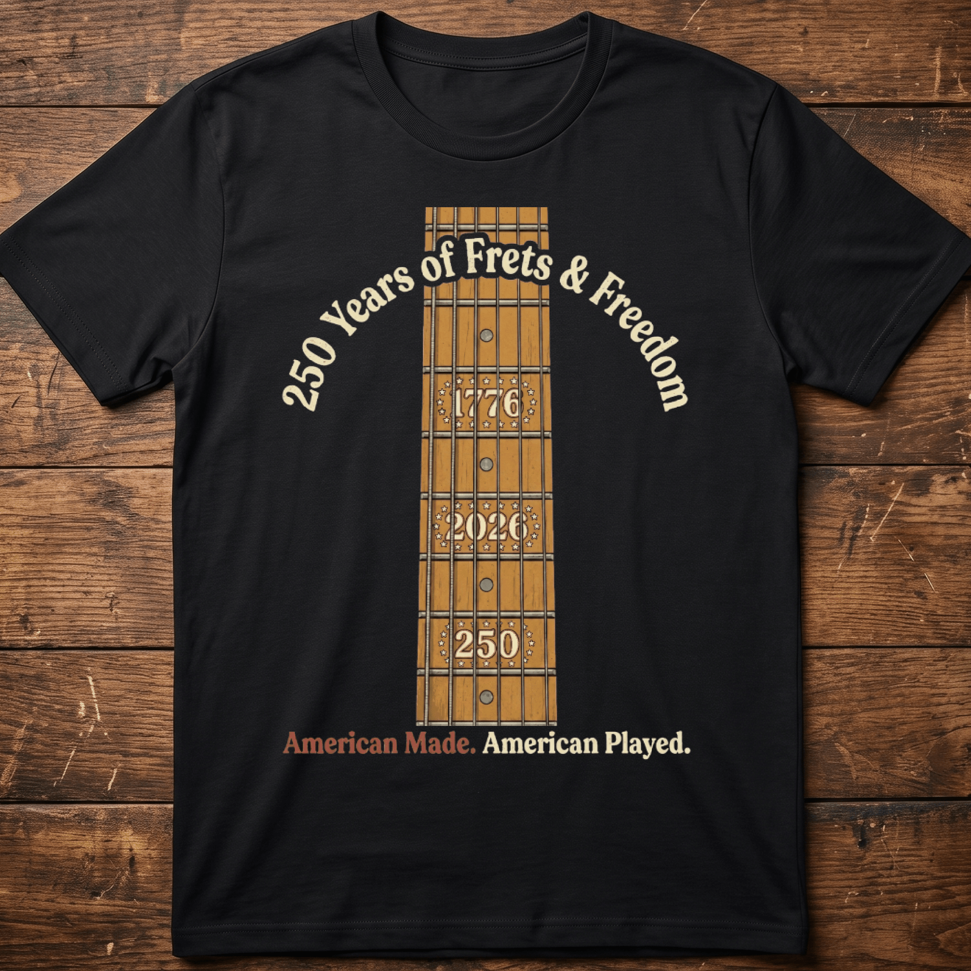 Frets and Freedom Guitar America 250 - The Music Frontiers
