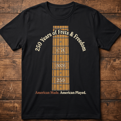 Frets and Freedom Guitar America 250 - The Music Frontiers