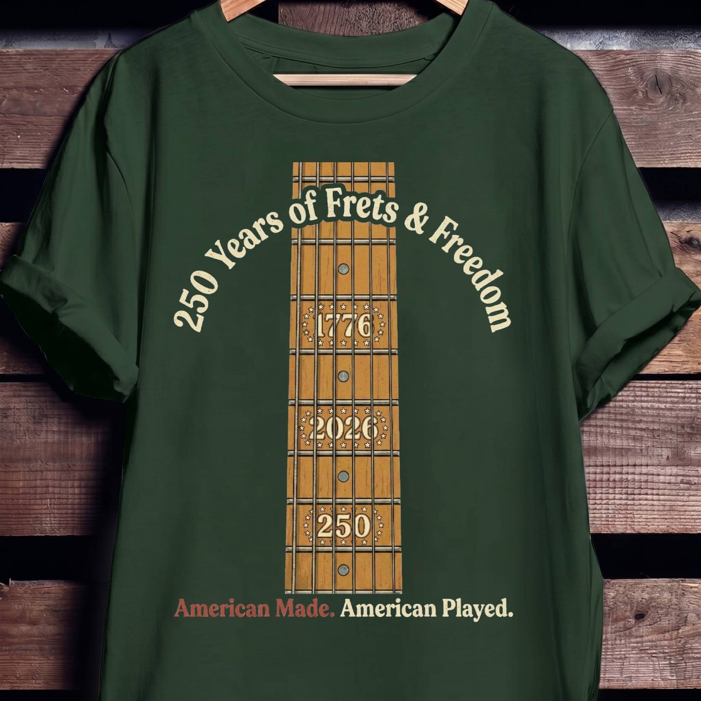 Frets and Freedom Guitar America 250 - The Music Frontiers