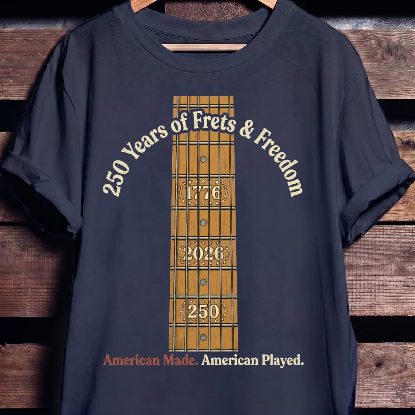 Frets and Freedom Guitar America 250 - The Music Frontiers