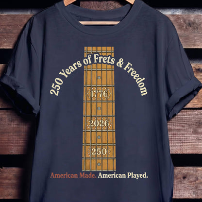 Frets and Freedom Guitar America 250 - The Music Frontiers