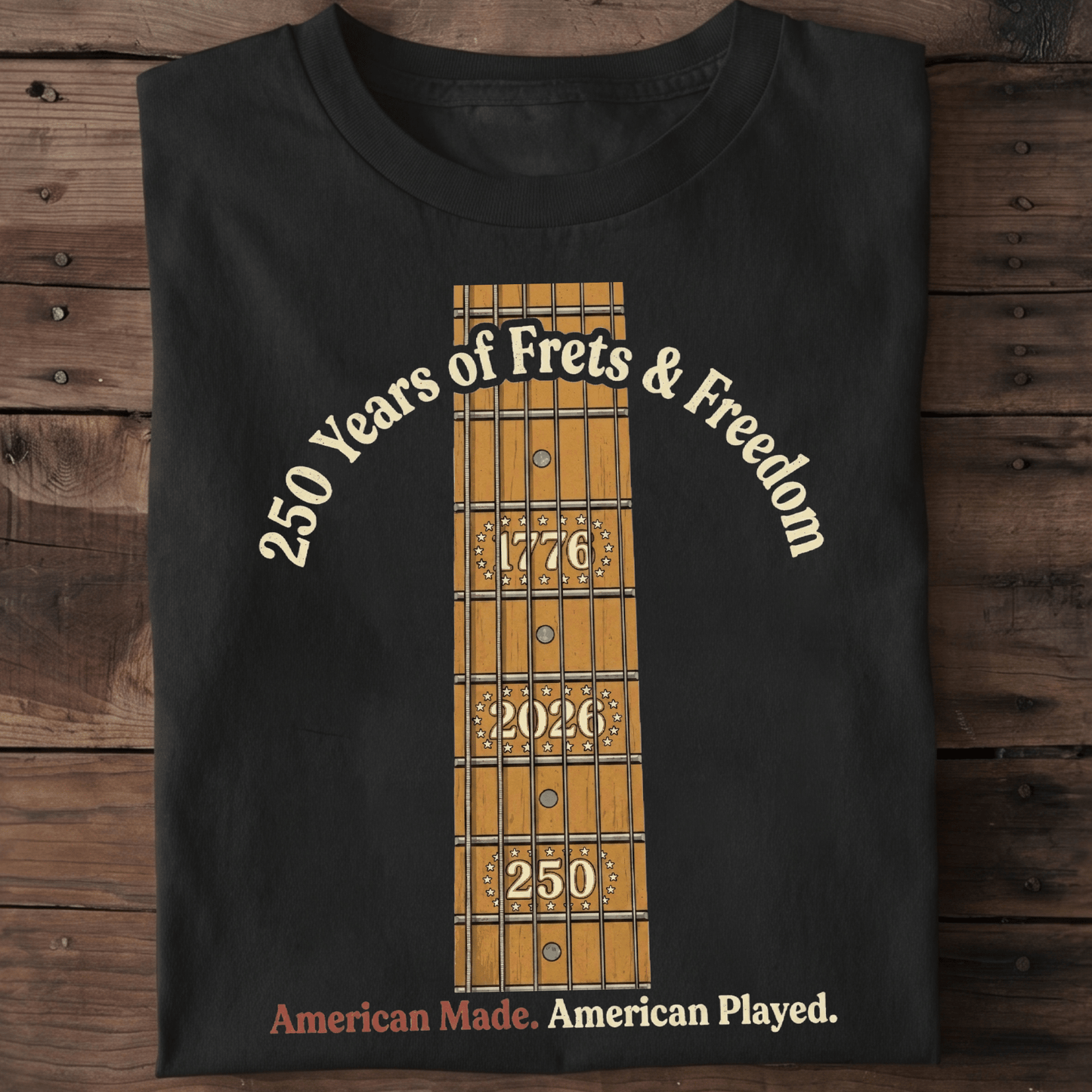 Frets and Freedom Guitar America 250 - The Music Frontiers