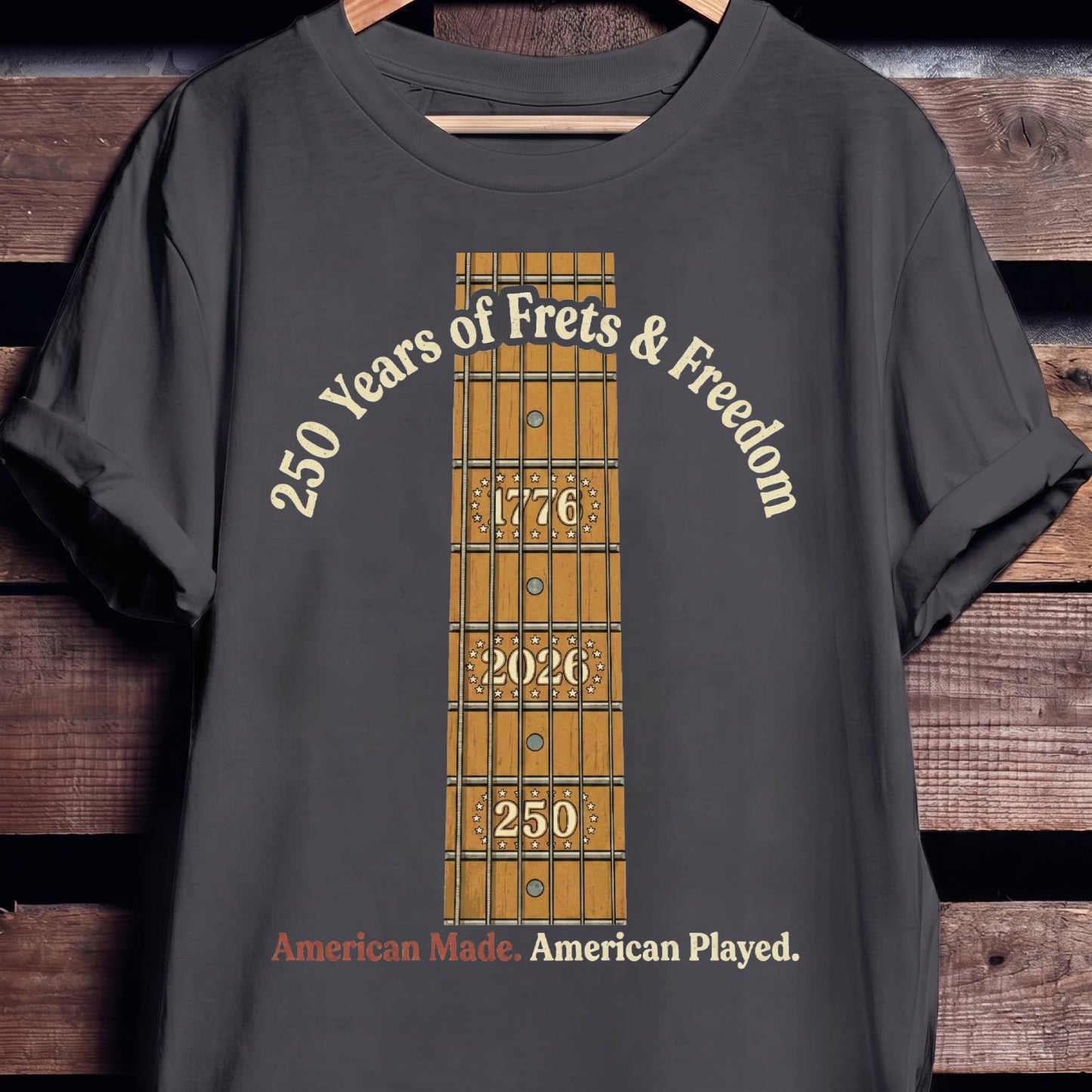 Frets and Freedom Guitar America 250 - The Music Frontiers