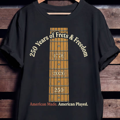 Frets and Freedom Guitar America 250 - The Music Frontiers