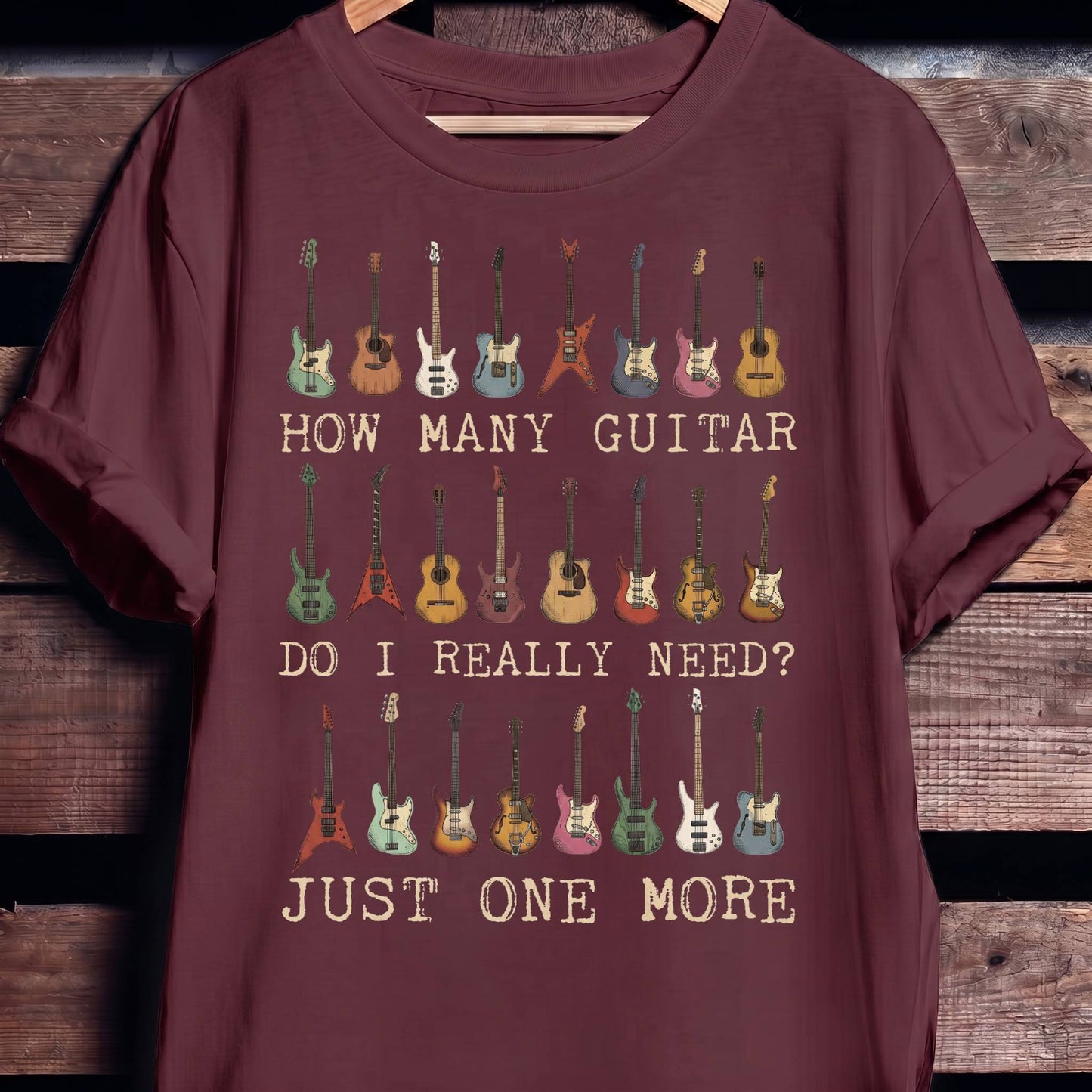 Funny Guitarist Collector Quote Tee - The Music Frontiers