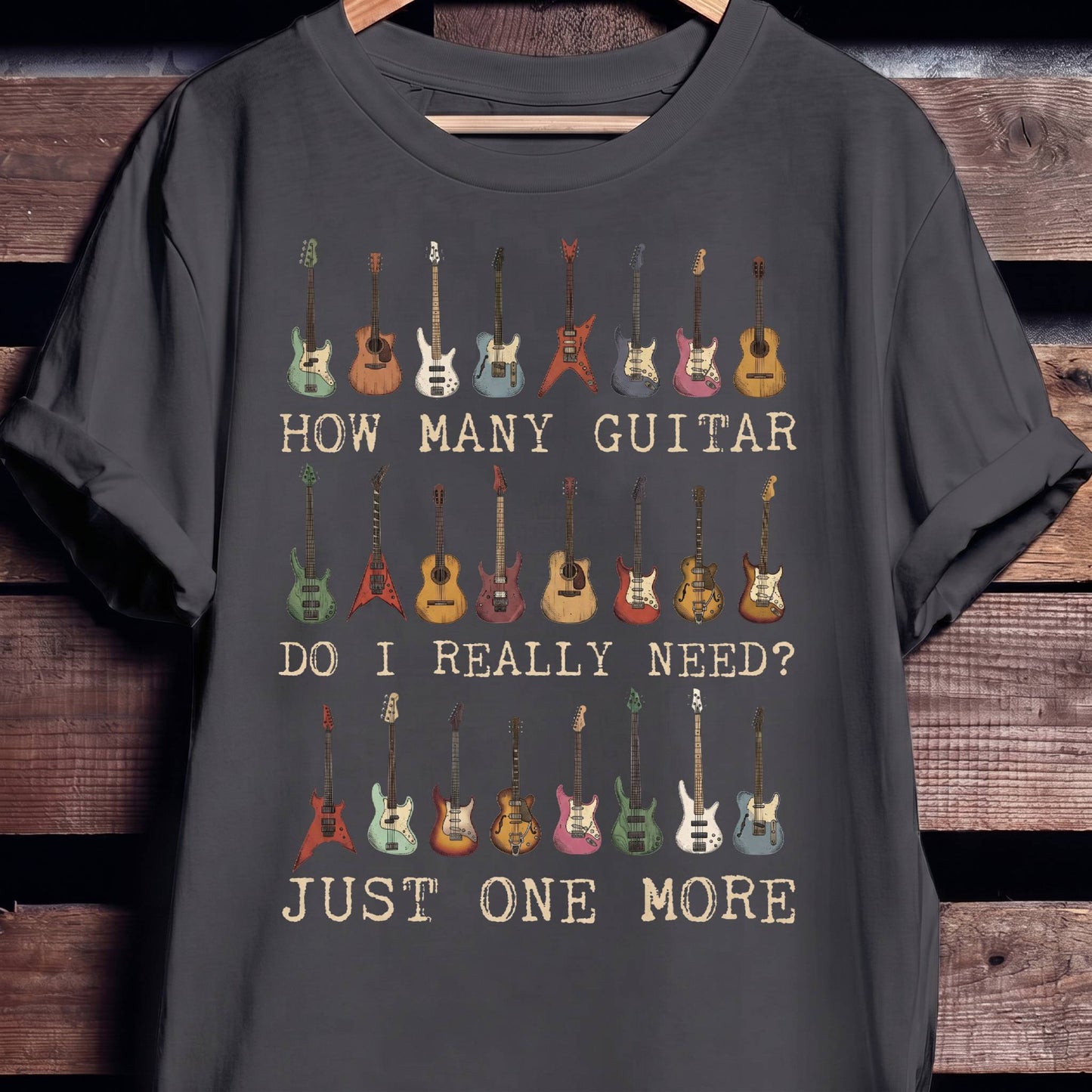 Funny Guitarist Collector Quote Tee - The Music Frontiers