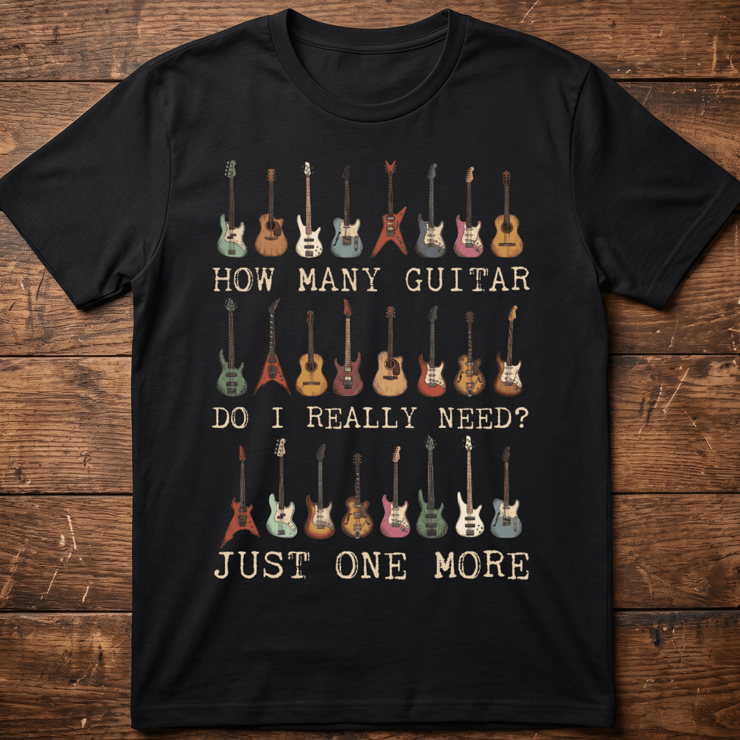 Funny Guitarist Collector Quote Tee - The Music Frontiers