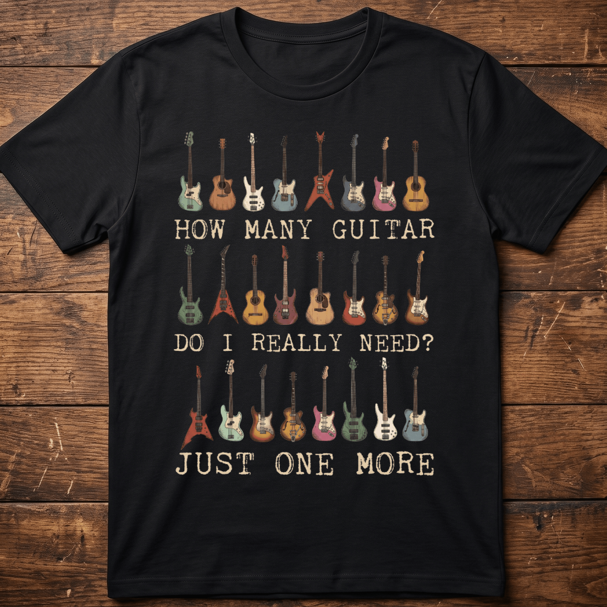 Funny Guitarist Collector Quote Tee - The Music Frontiers